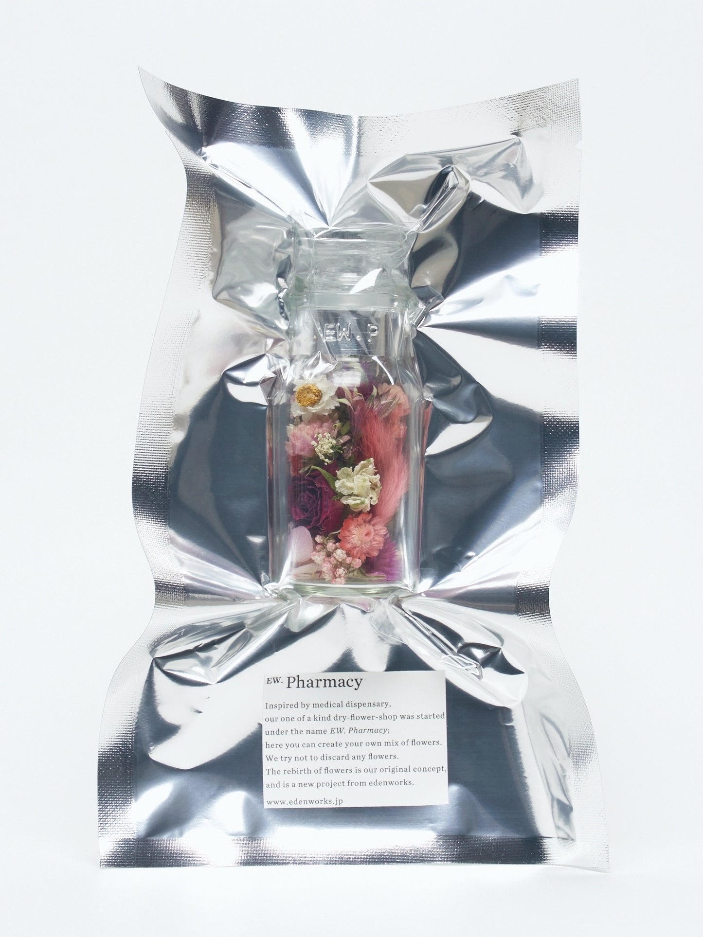 Flower language mini bottle "bunny tails"