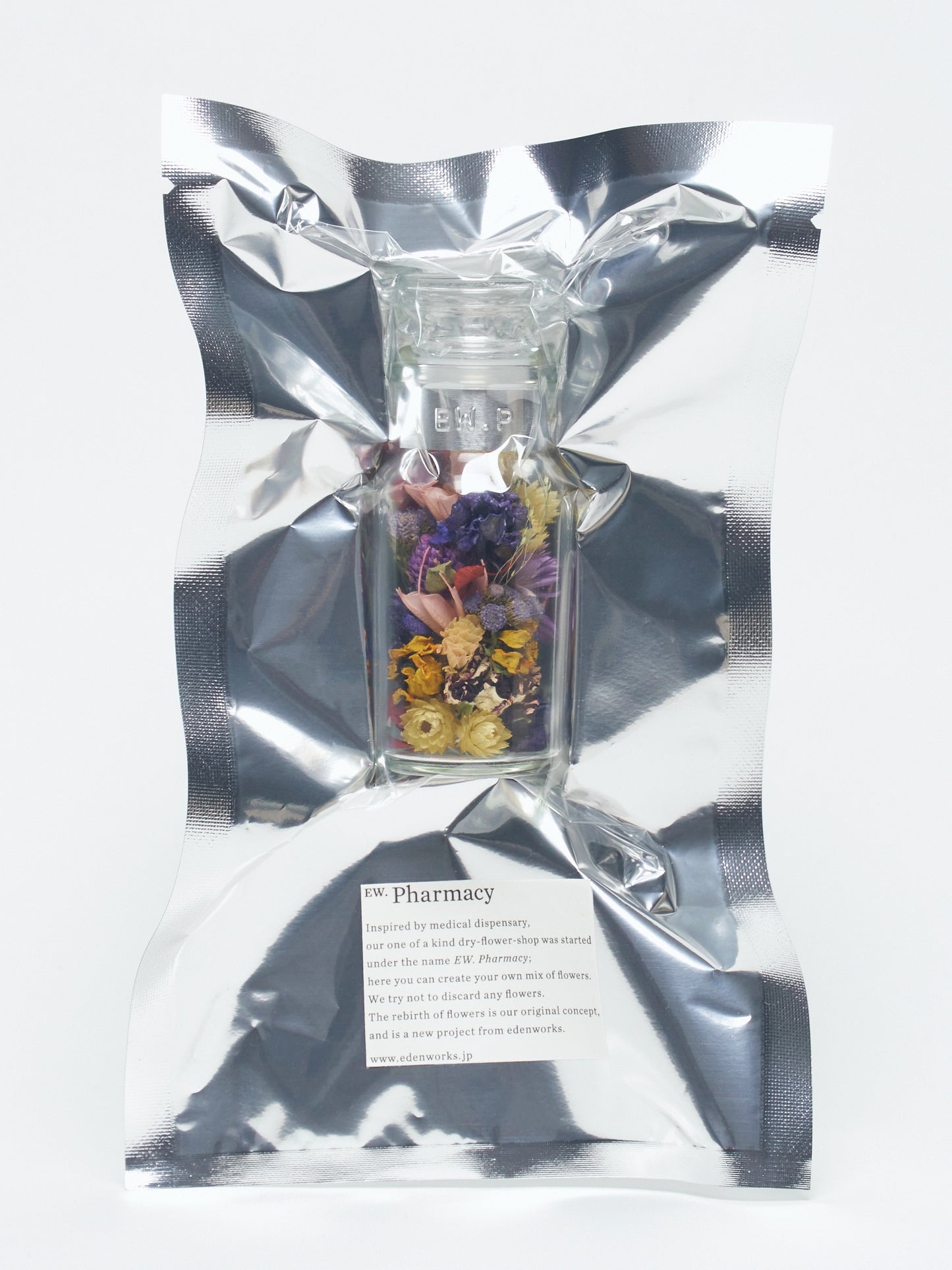 Flower language mini bottle "nigella"